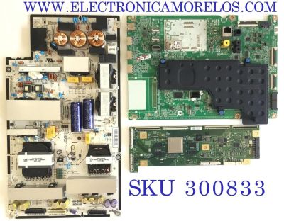 KIT DE TARJETAS PARA TV LG / MAIN EBT66416903 / EAX69049007 / FUENTE EAY65689423 / EAX69061002 / T-CON 6871L-6275C / 6870C-0852B / 6275C V/ PANEL LE650AQD(EN)(A1) / MODELO OLED65CXAUA.BUSWLJR